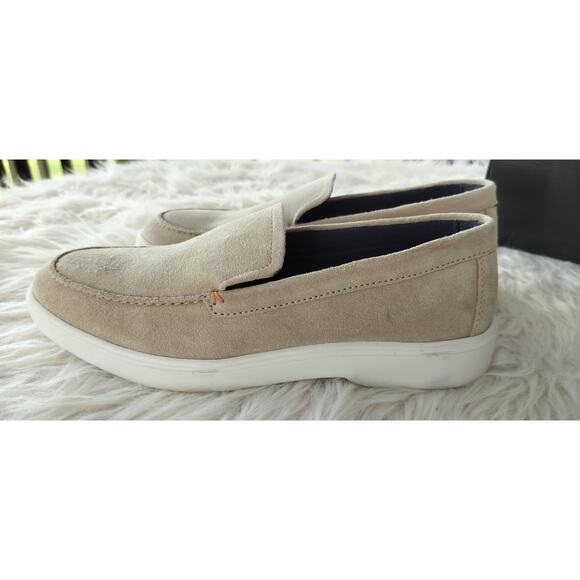 4029)Franco Fortini Conner Men\'s Taupe Slip-On Moc Toe Suede Loafer Size US 10.5 main image 9